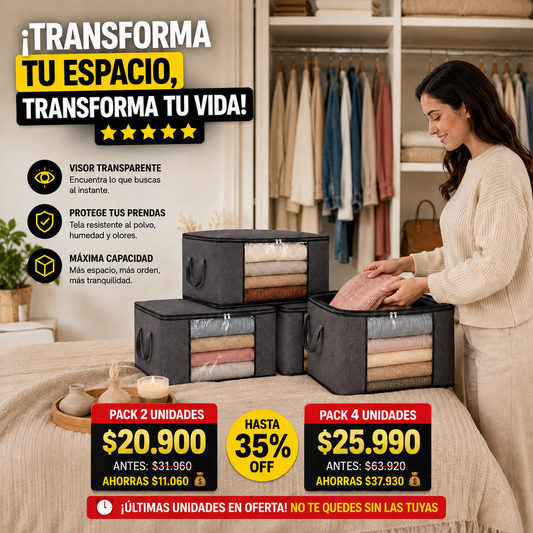 Closetia - Organizador de Ropa 2 UNIDADES